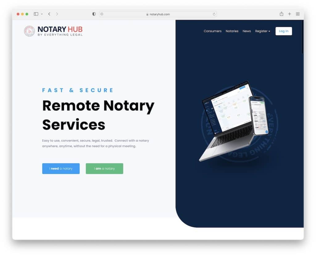notary hub website