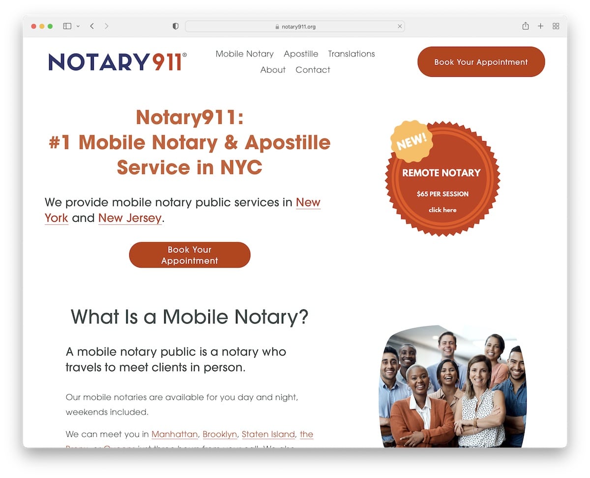 notary911 notary website