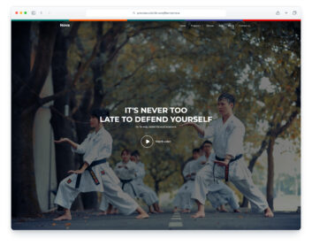 Nova website template