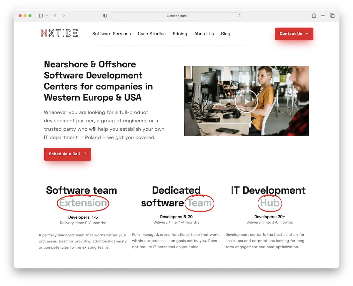 nxtide node js website