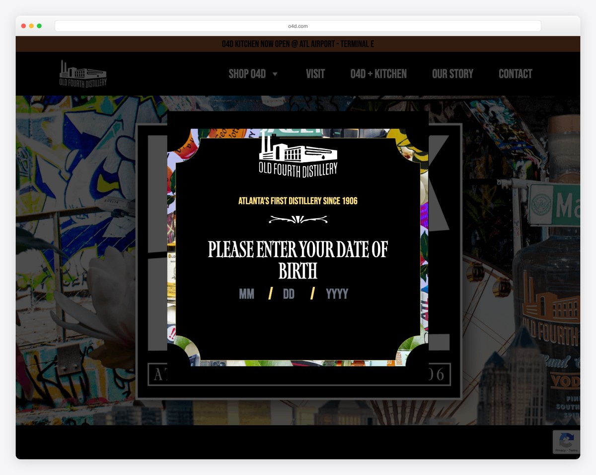 old fourth distillery website example