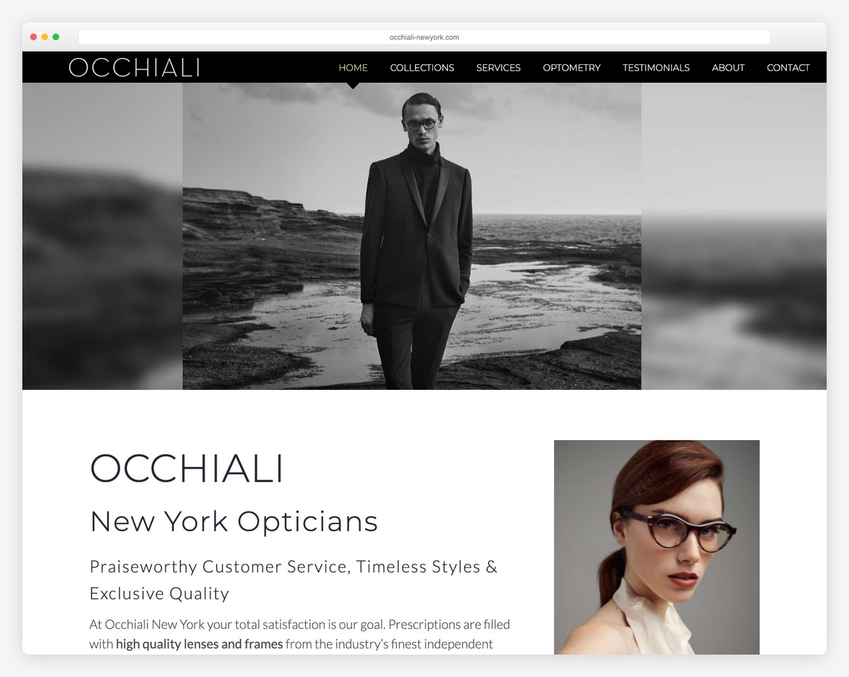 occhiali new york website example