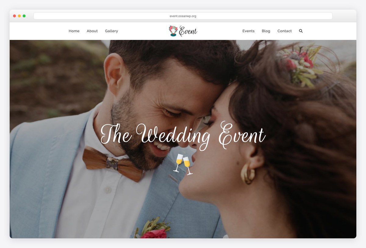 OceanWP Event Organizer free demo