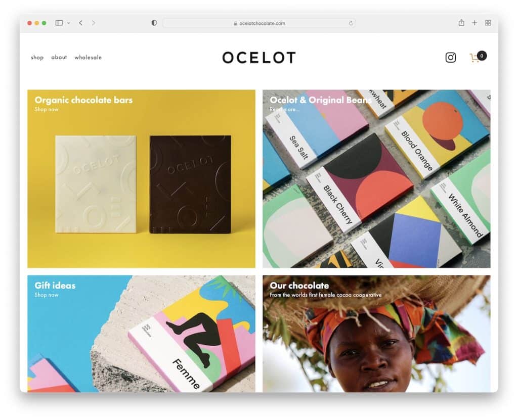 ocelot food website