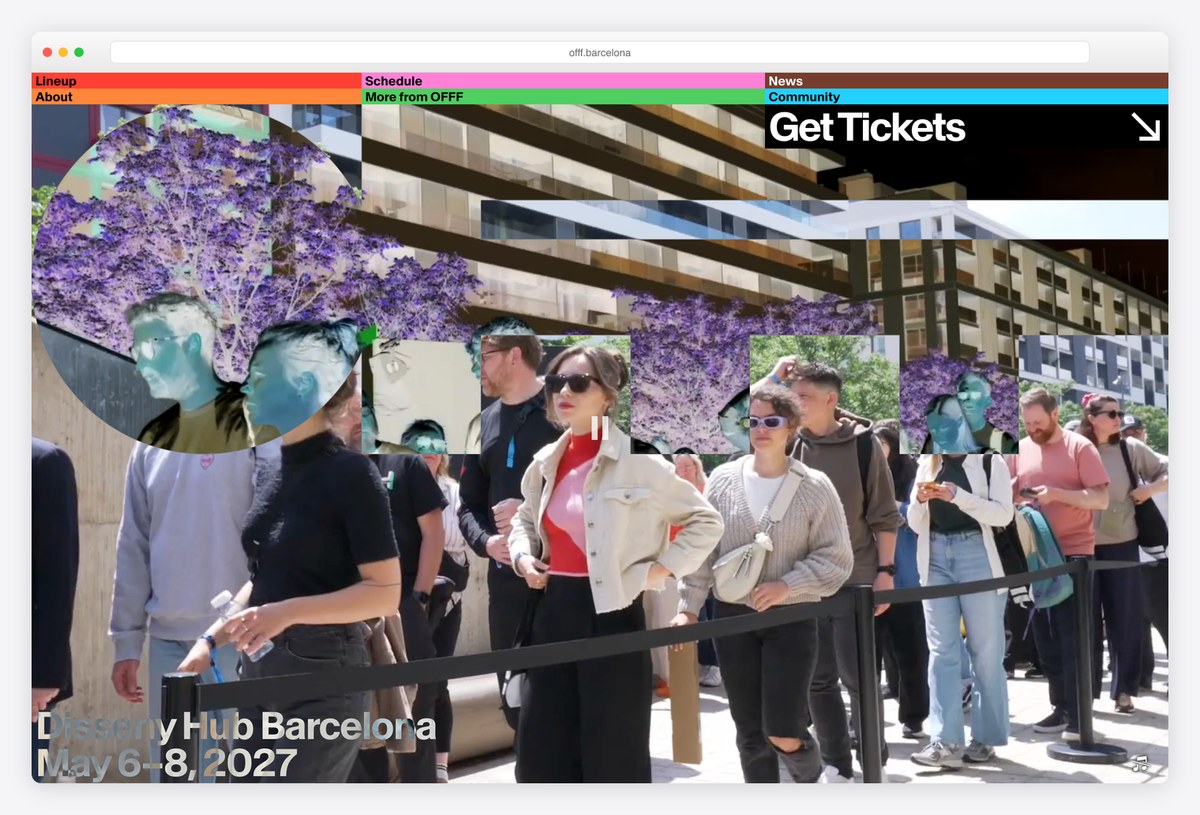 OFFF Barcelona conference website