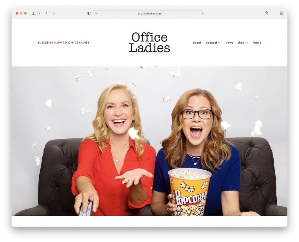 office ladies podcast website