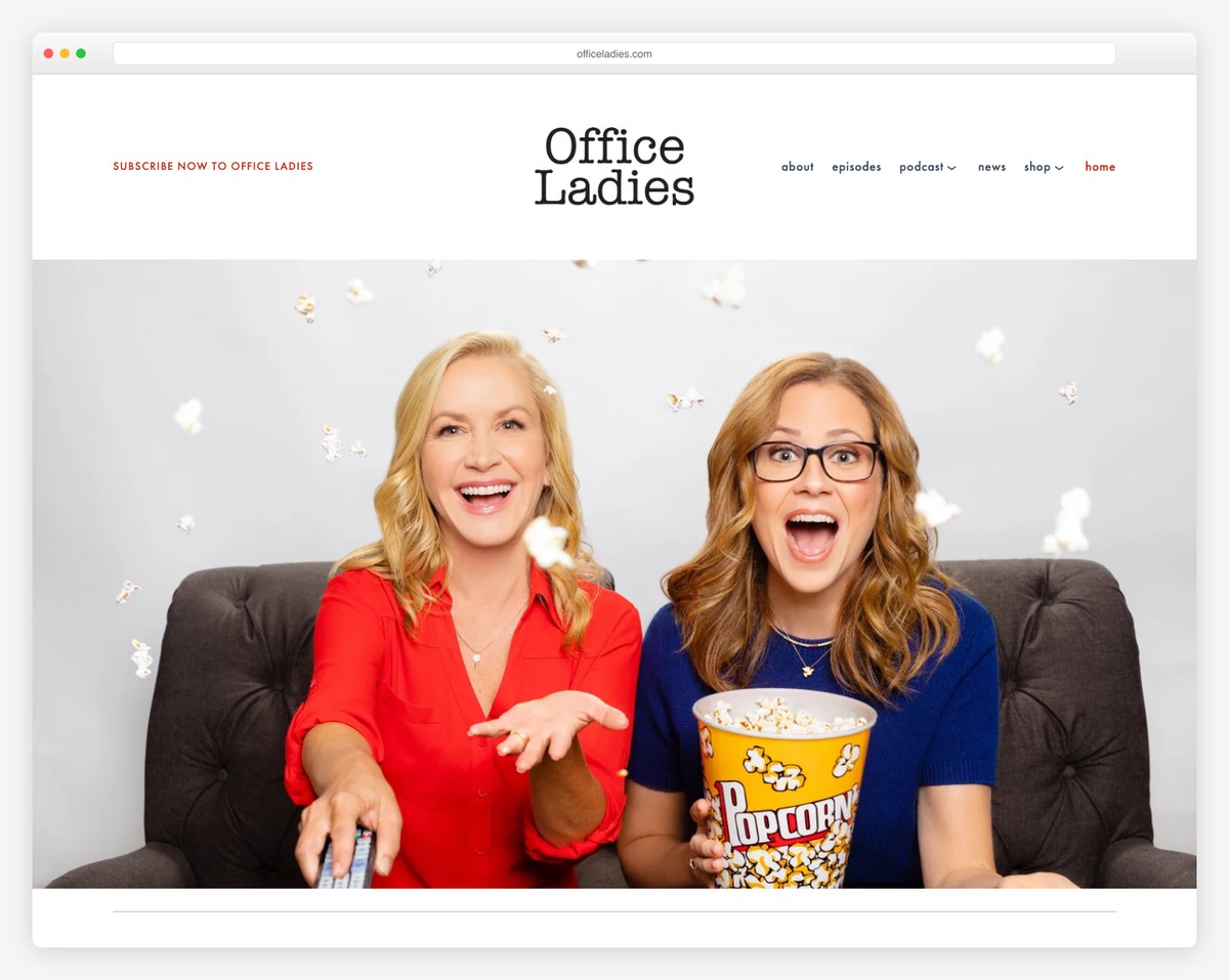 office ladies podcast website