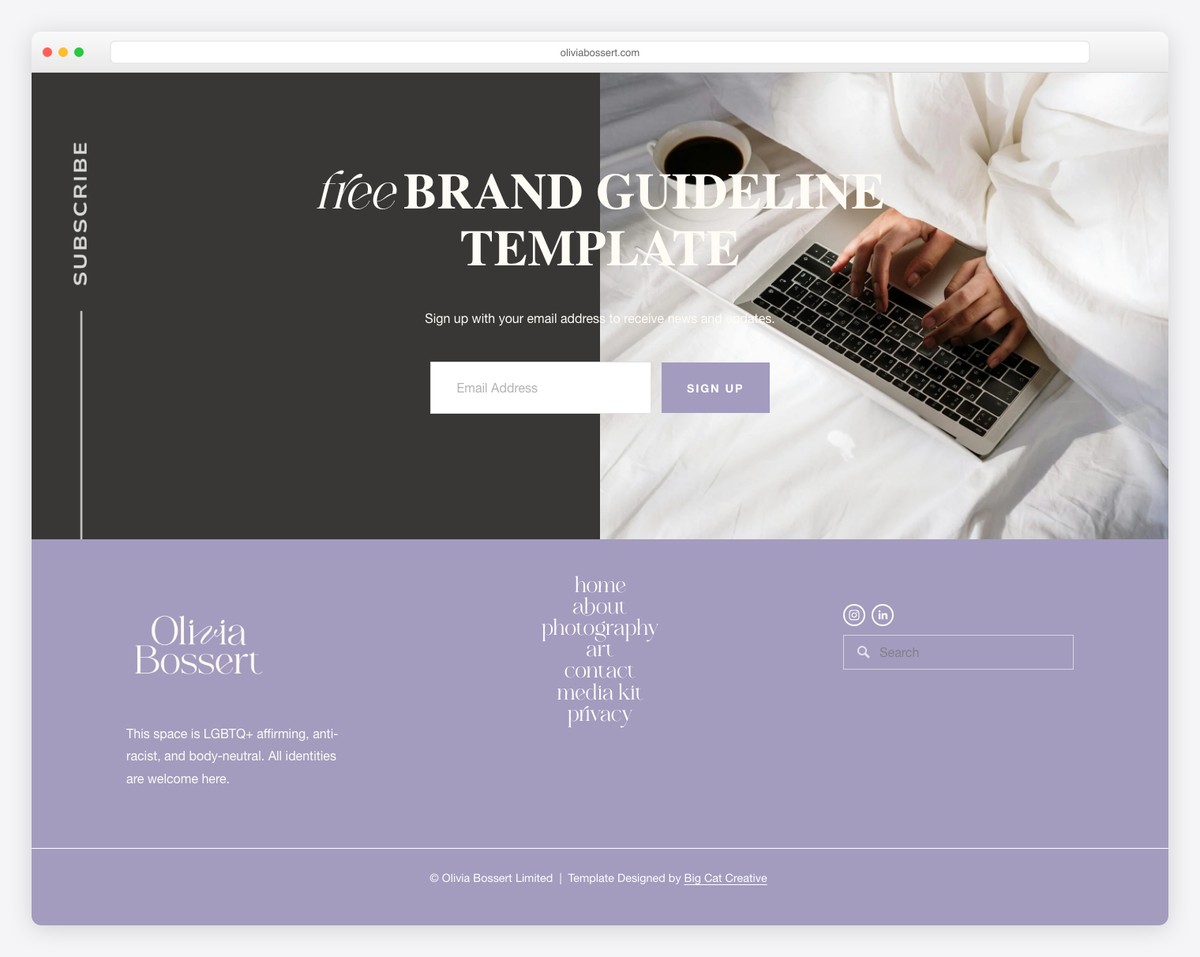 olivia bossert blog example