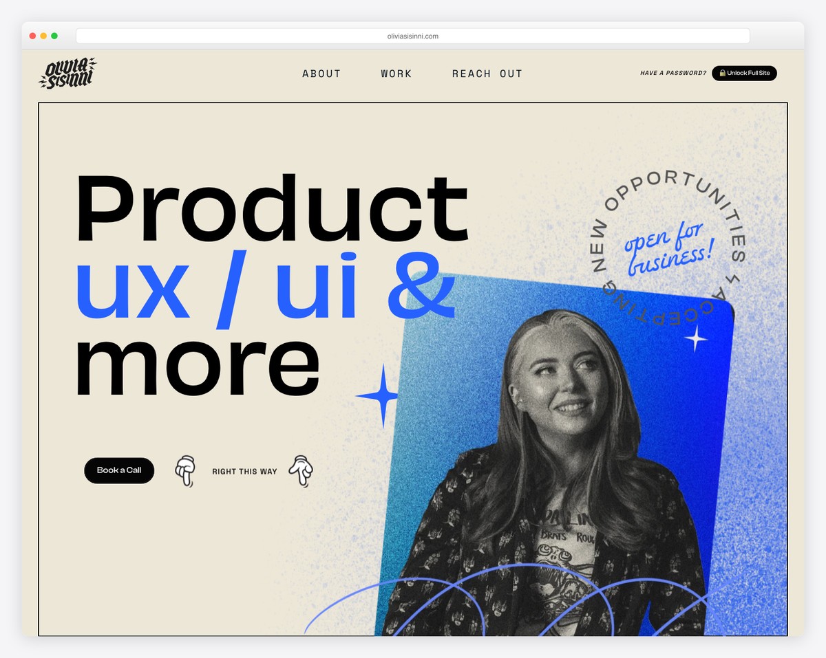 olivia sisinni resume website example