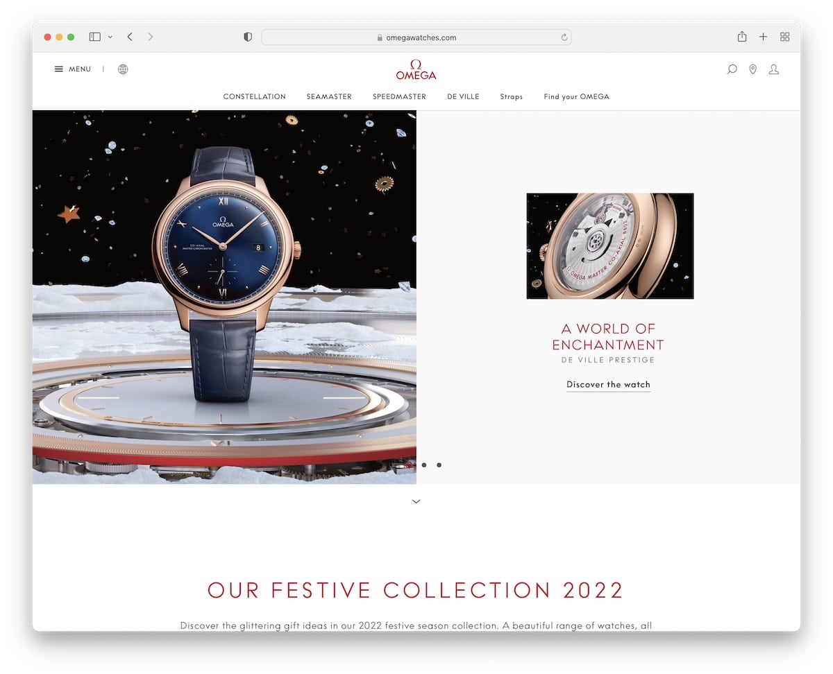 omega watches magento website