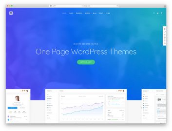 One Page WordPress Themes