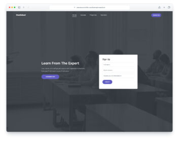 Oneschool website template