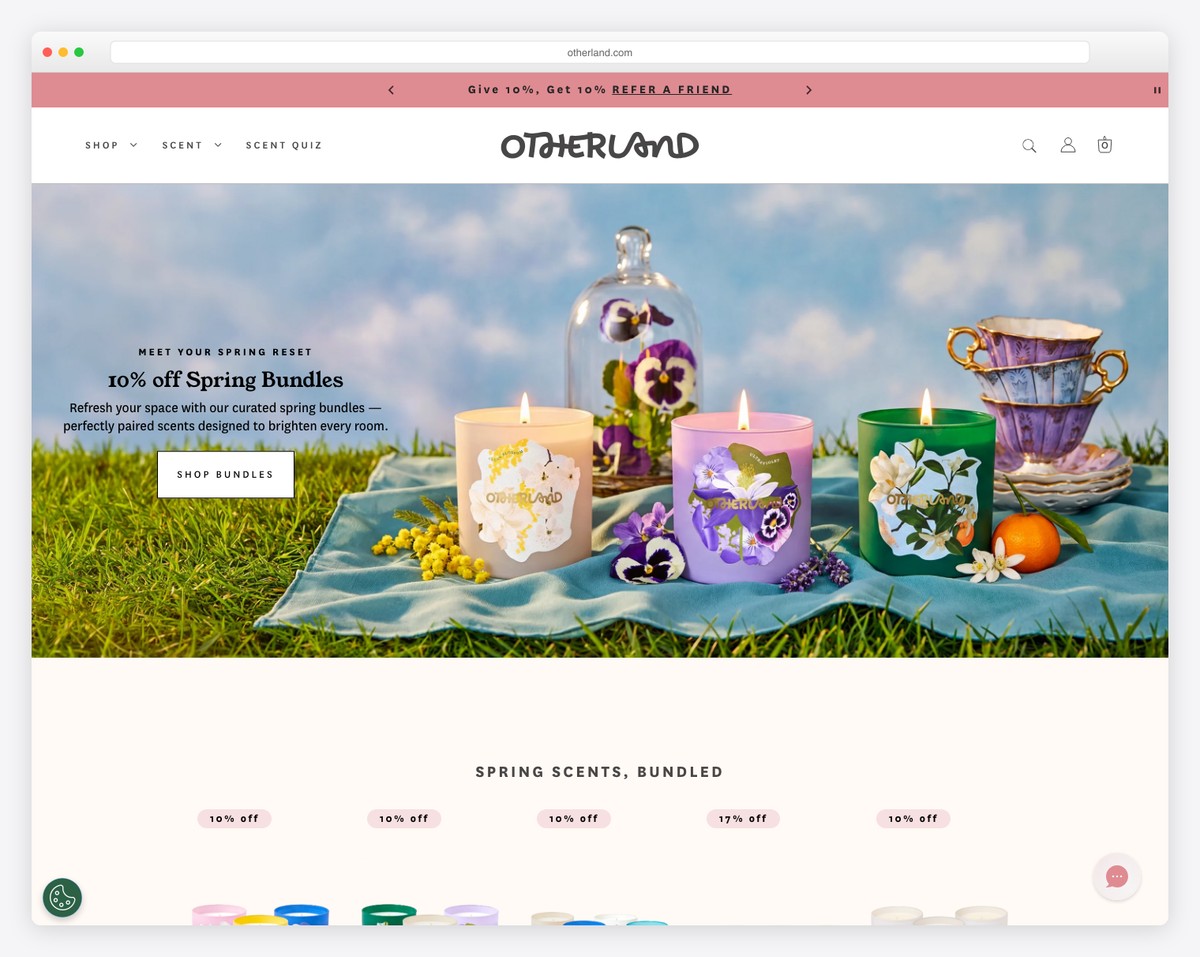 otherland website example