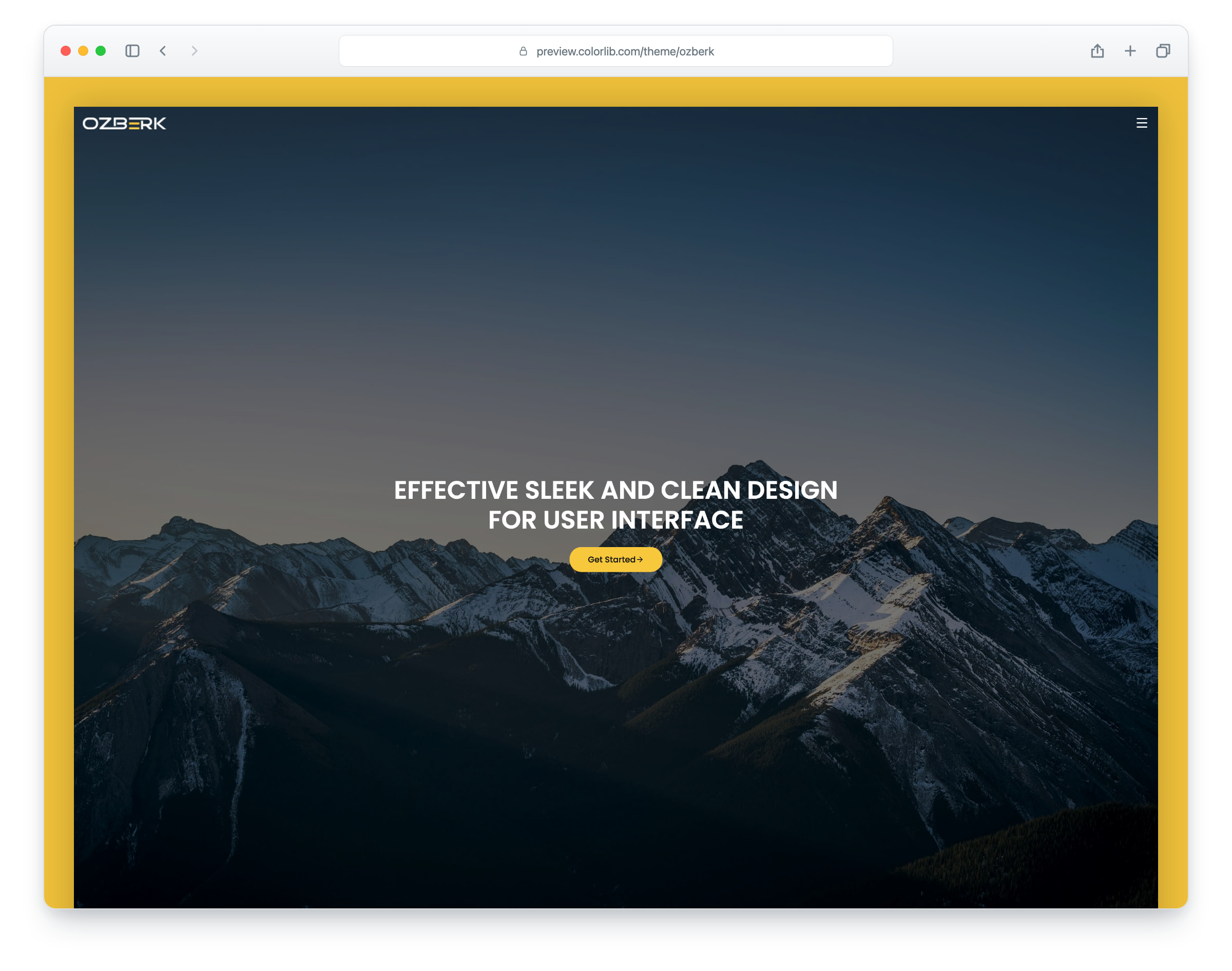 Ozberk website template