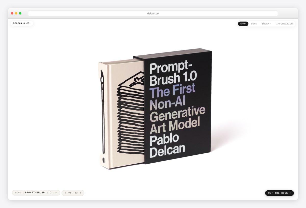Pablo Delcan graphic design portfolio website