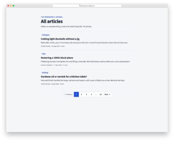 Pagination V01 free HTML and CSS snippet by Colorlib