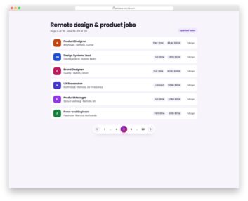 Pagination V02 free HTML and CSS snippet by Colorlib