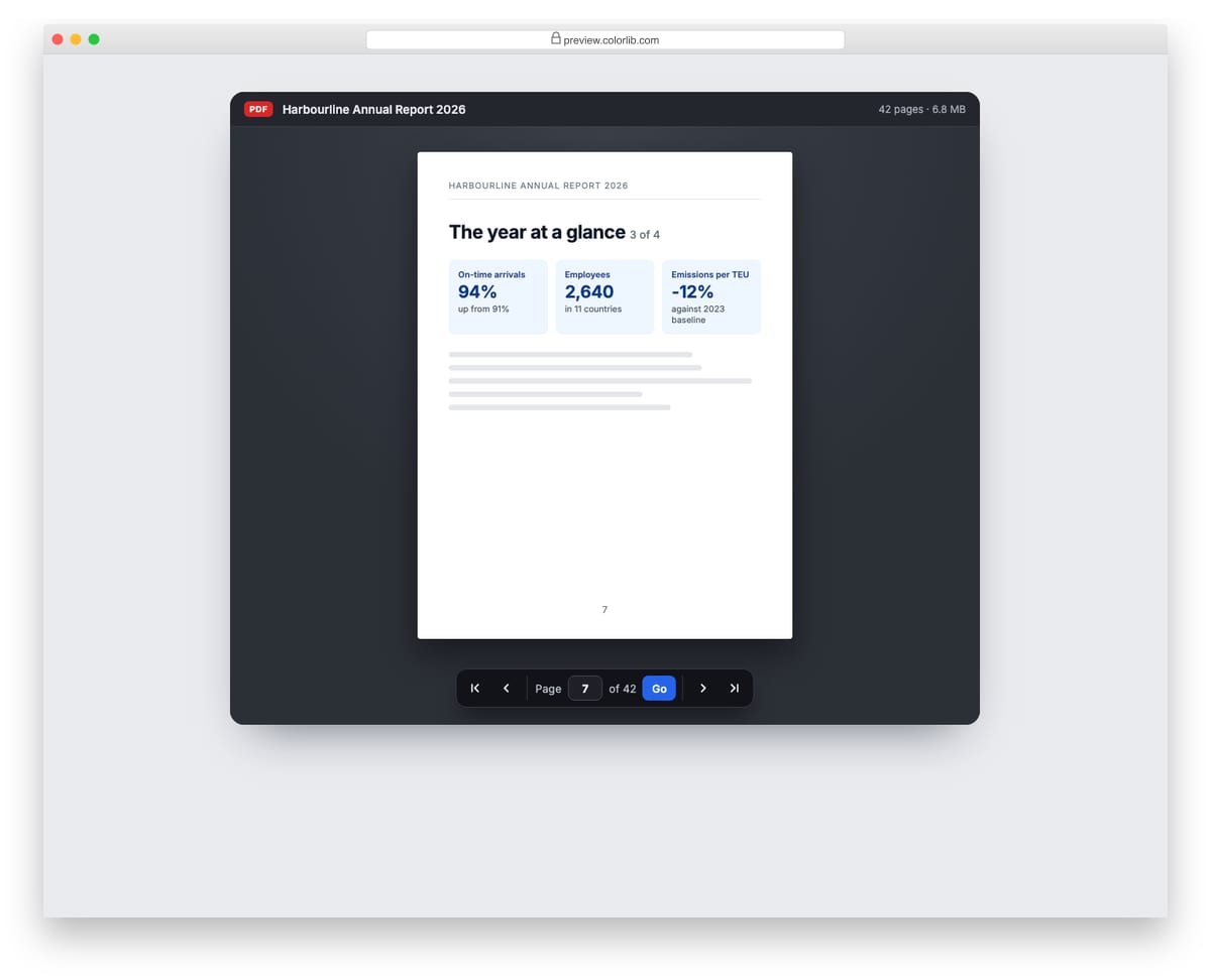 Pagination V04: compact "page [input] of 42" pager with jump-to-page validation
