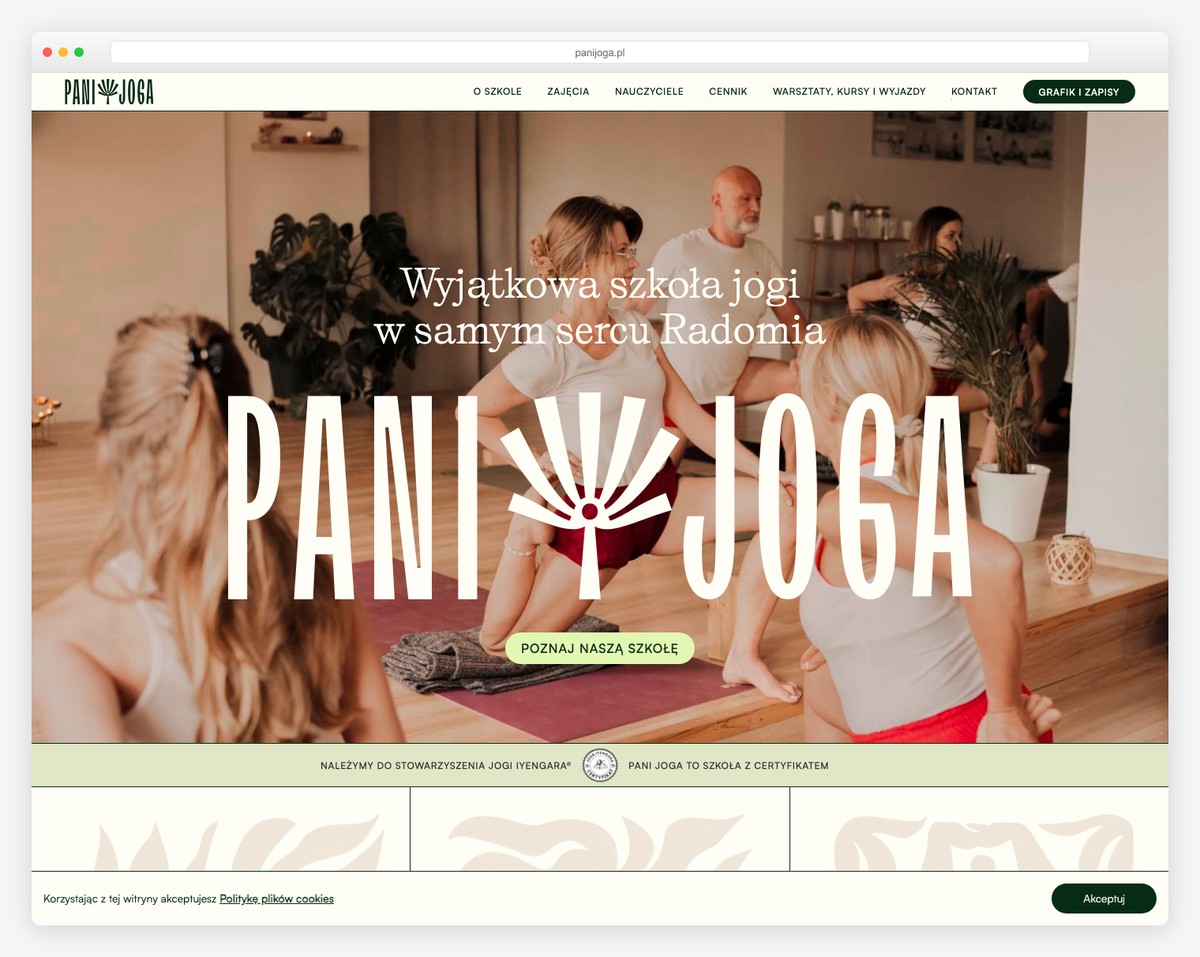 pani joga yoga website poland