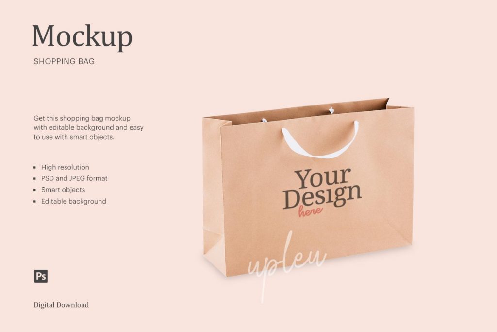 Top 21 Easy-to-use Paper Bag Mockups Collection - Colorlib 2