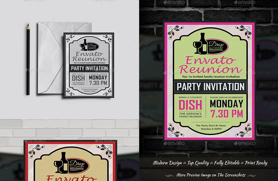party invitation card