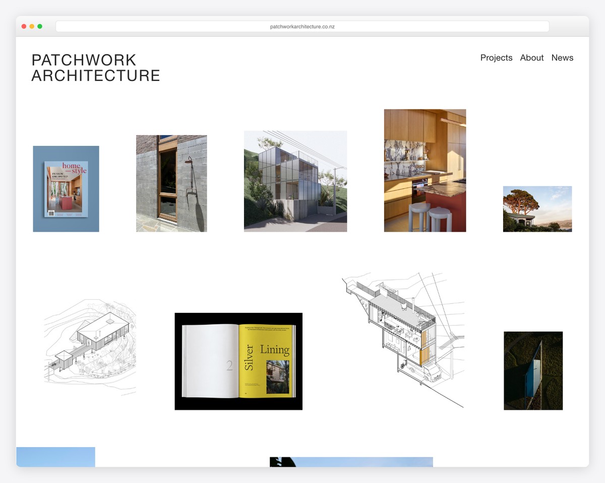Patchwork Architecture website