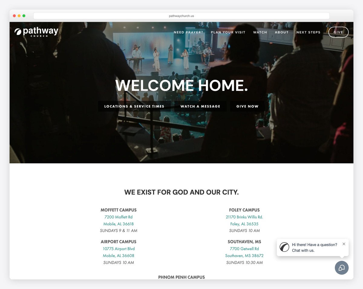 pathway church website