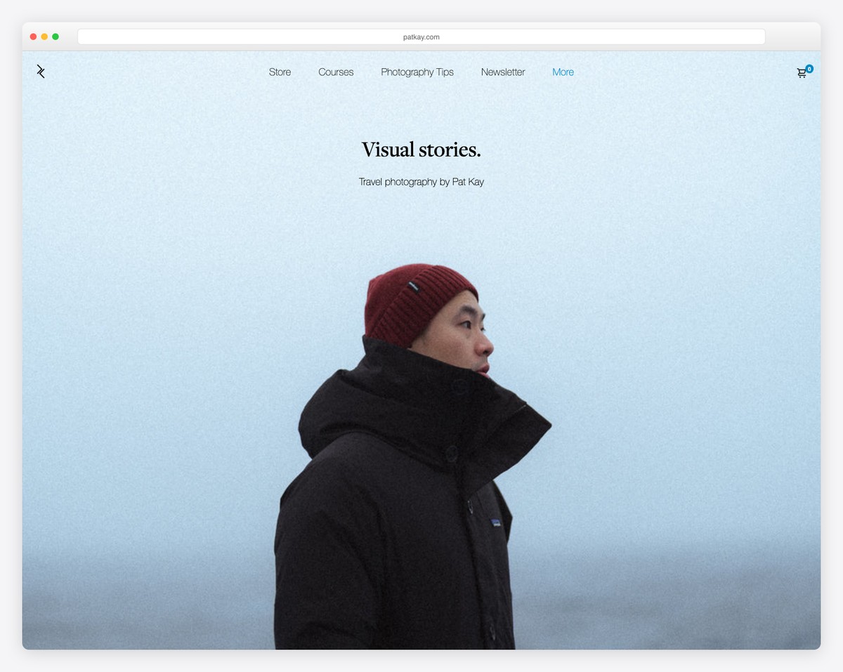 pat kay website example