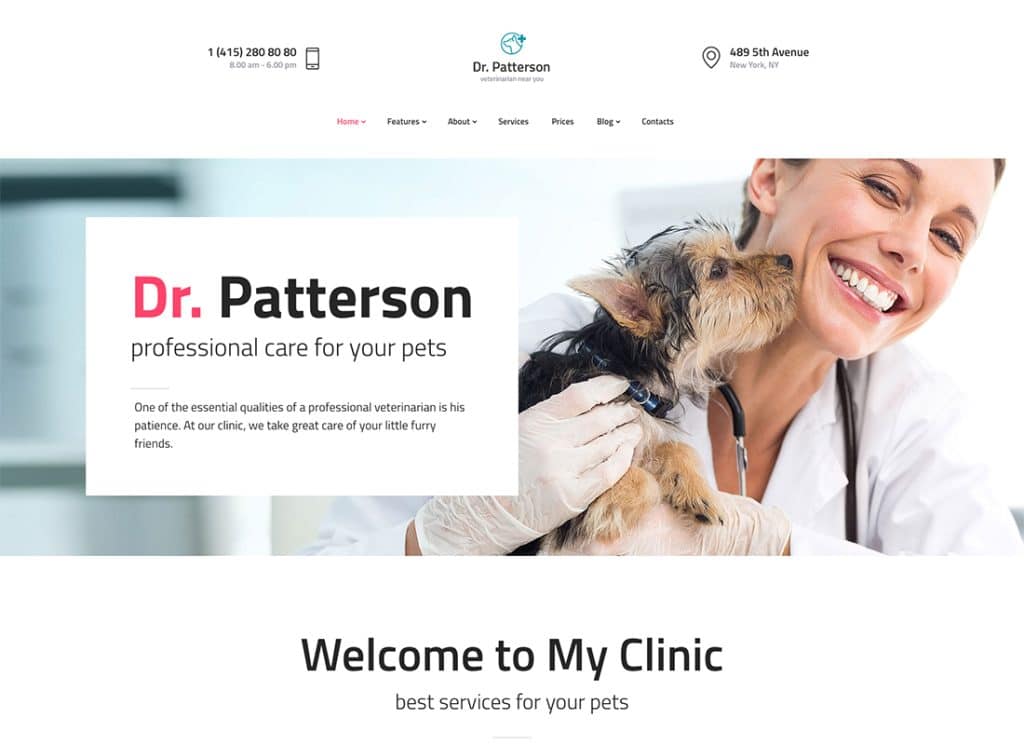 Dr.Patterson - Medicine & Healthcare Doctor WordPress Theme