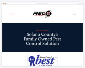 Pest control website examples