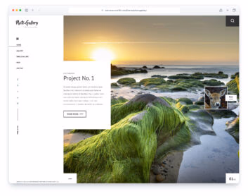 Photogallery website template