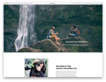 Photography free photography website template