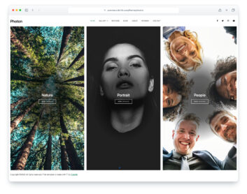 Photon website template