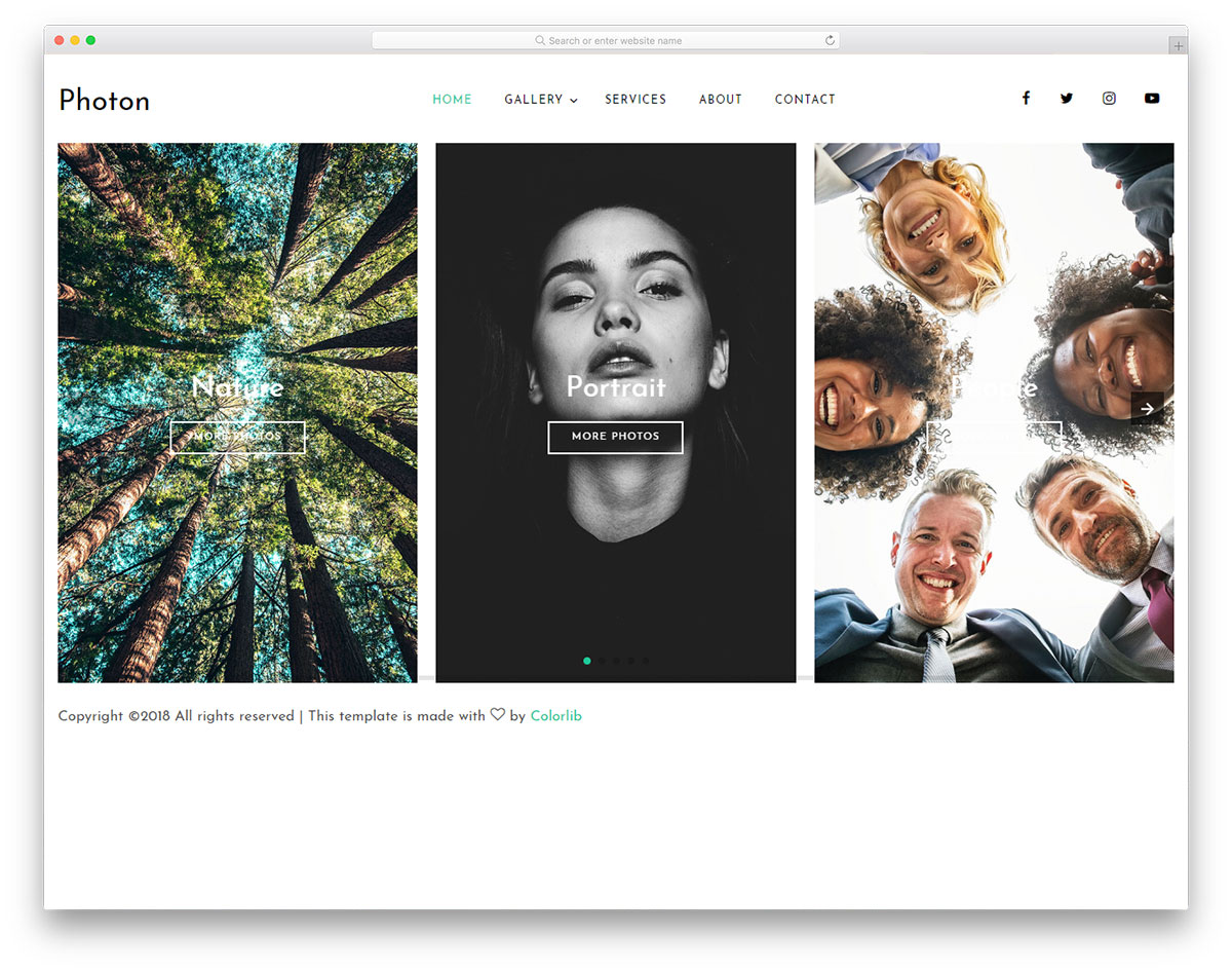 30 Free Bootstrap Gallery Templates To Mesmerise Visitors Colorlib