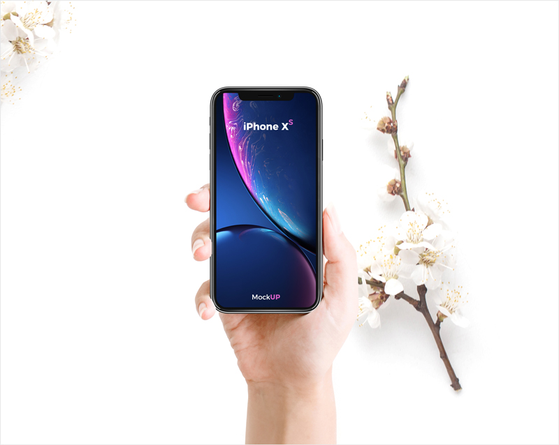photorealistic free iphone xs psd mockup download