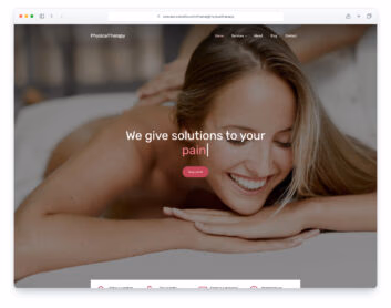Physical Therapy template preview