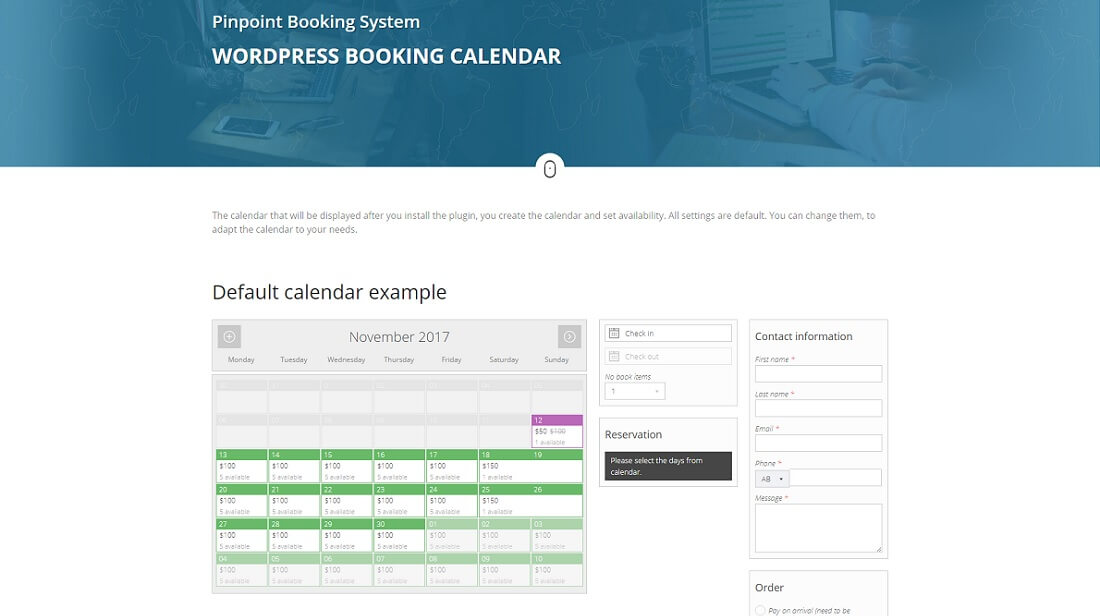 pinpoint booking system