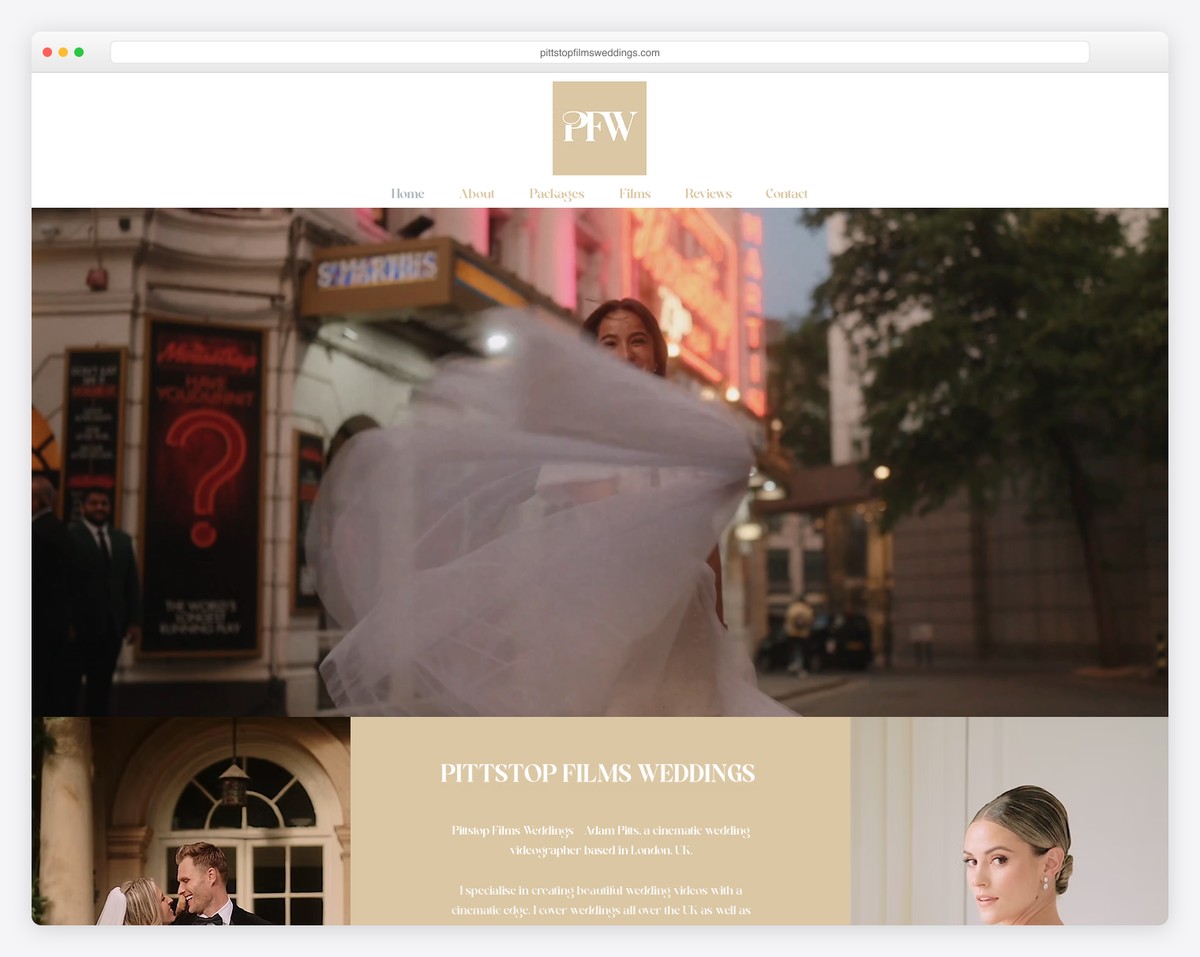 pittstop films website example