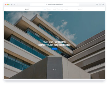 Pivot website template