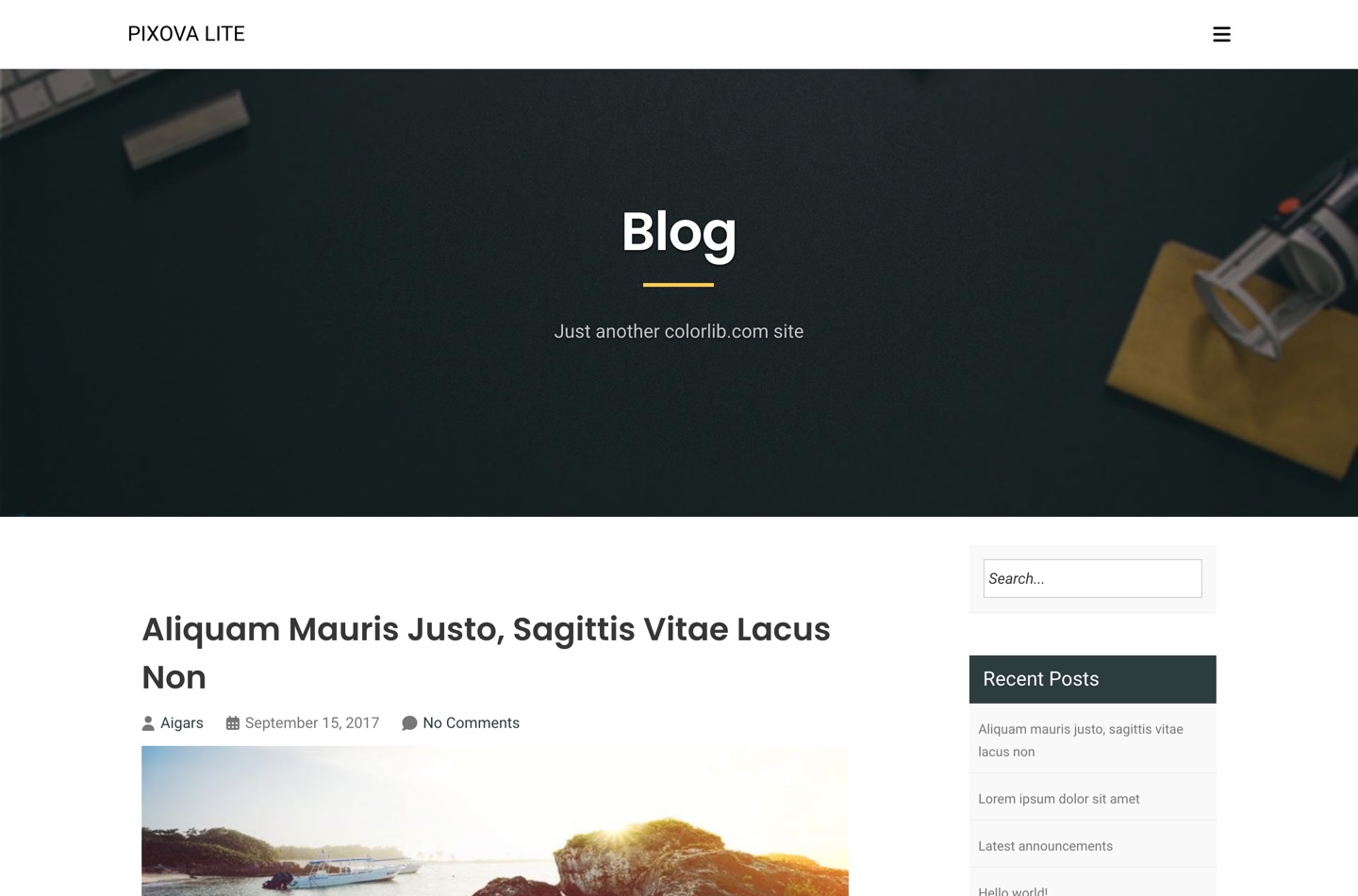 Pixova Lite blog archive