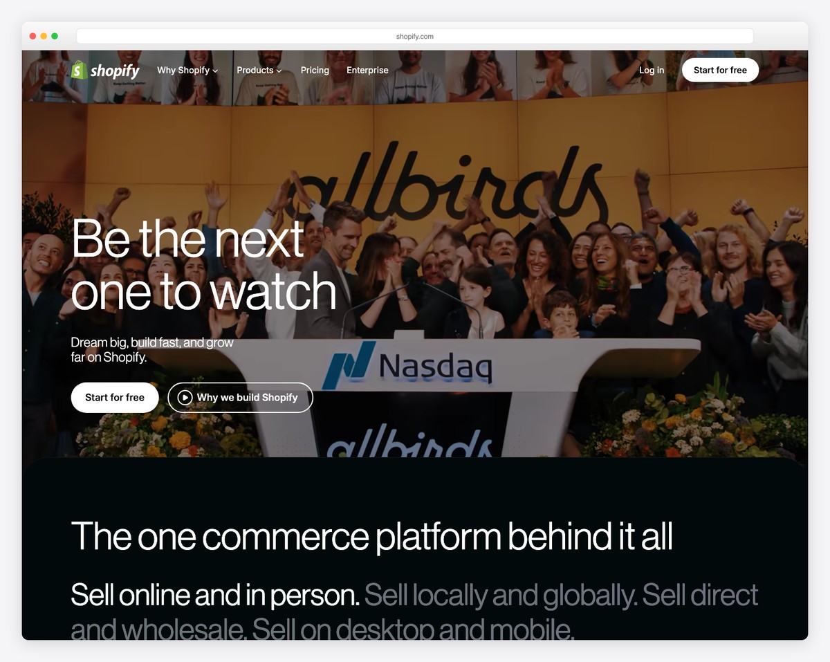 Shopify platform for selling digital products