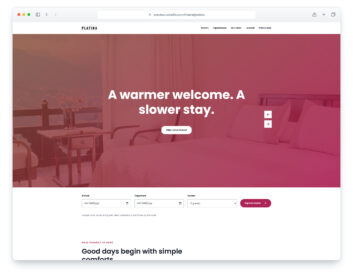 Platina website template