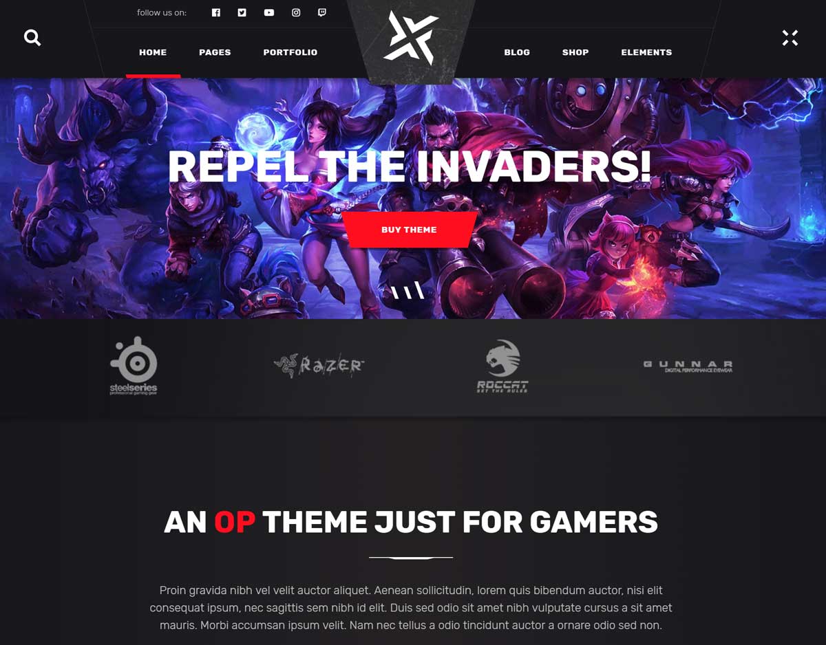 25 Esports Website Template Designs For Gaming Website 2021 Colorlib