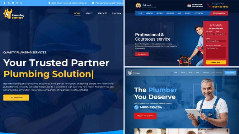 17 Best Plumber WordPress Themes 2027