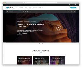 podcasting WordPress themes