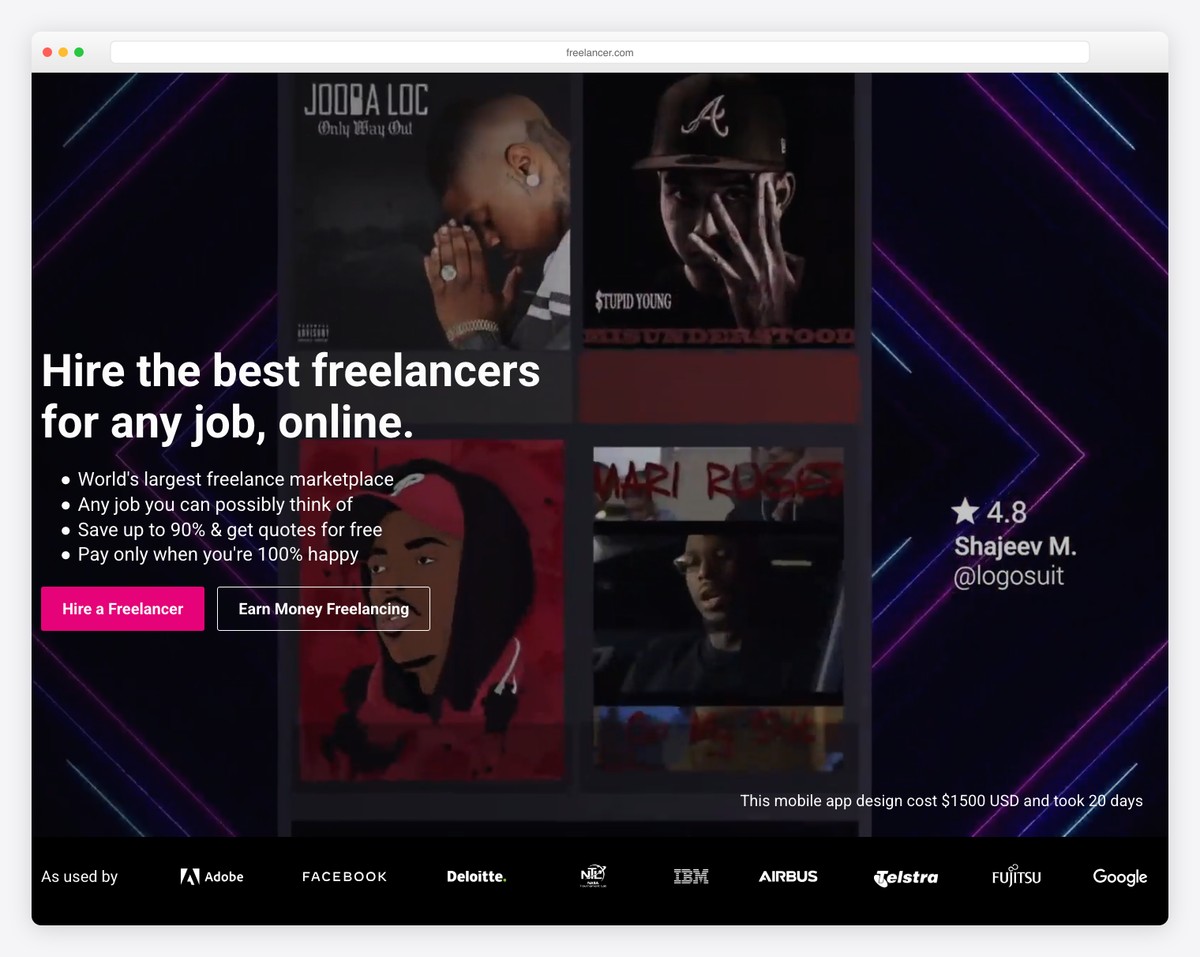 freelancer screenshot