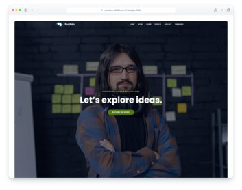 Portfolio website template