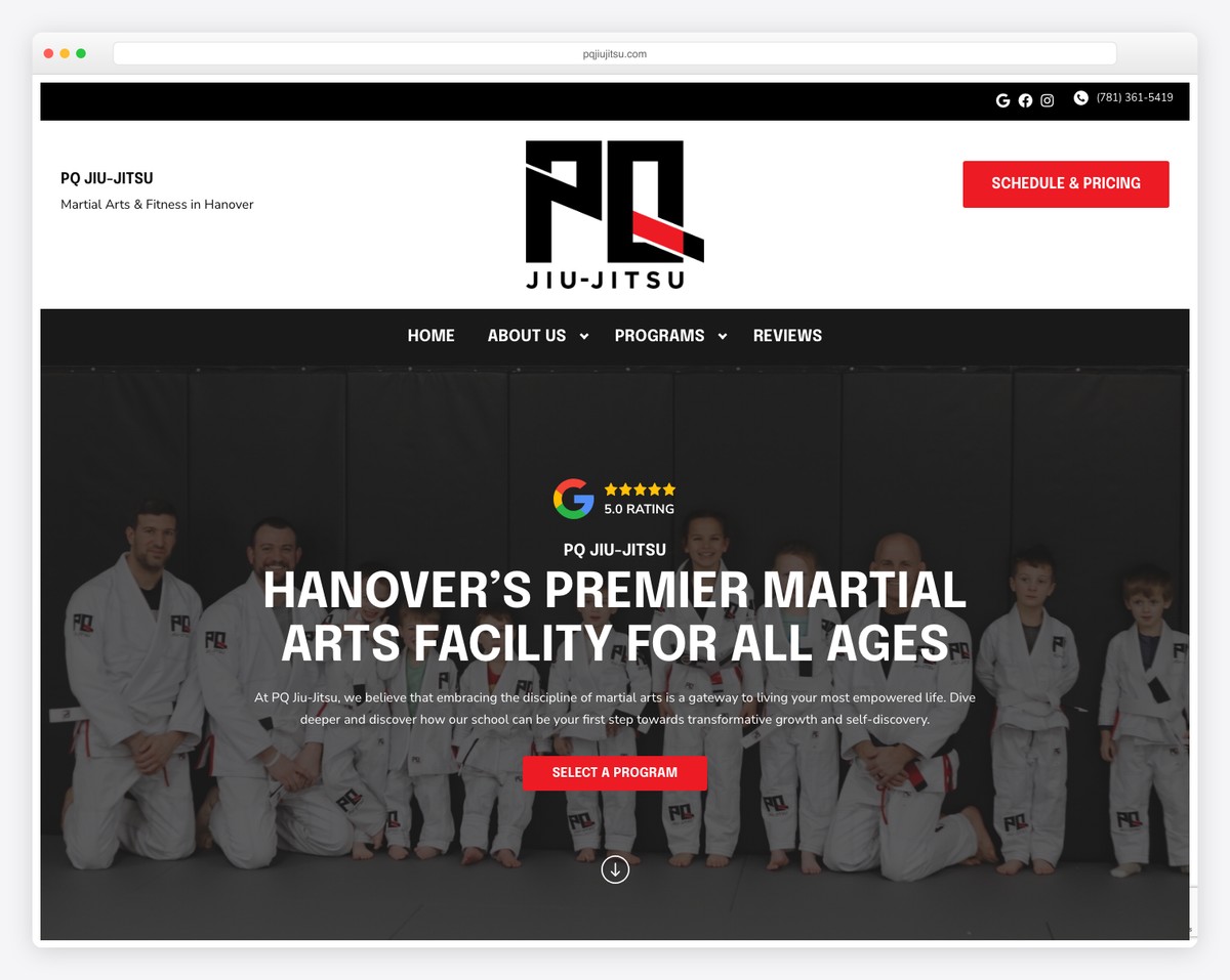 pq jiu jitsu website