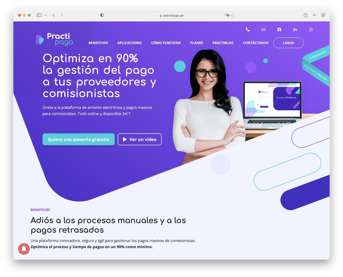 practipago startup website