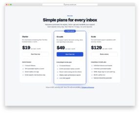 Pricing Table V01 free HTML and CSS snippet by Colorlib